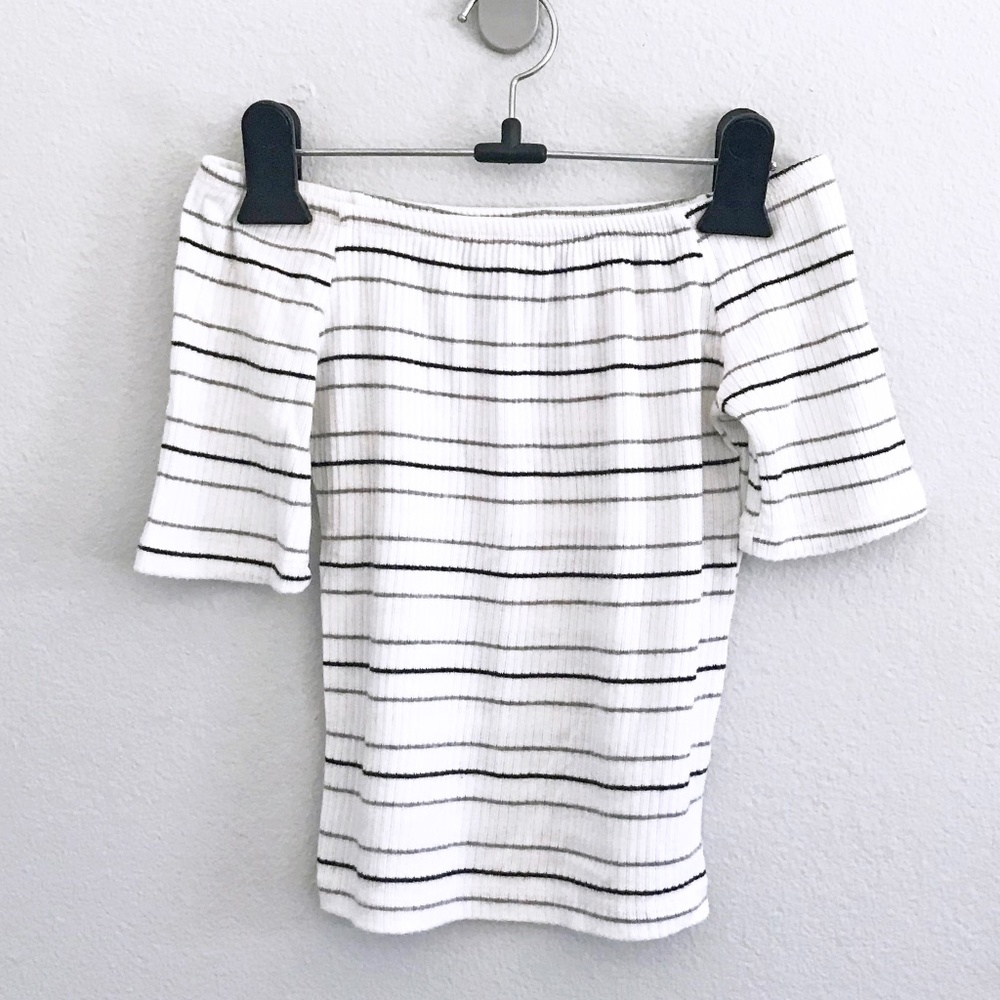 NBTRENDY Off the Shoulder Top